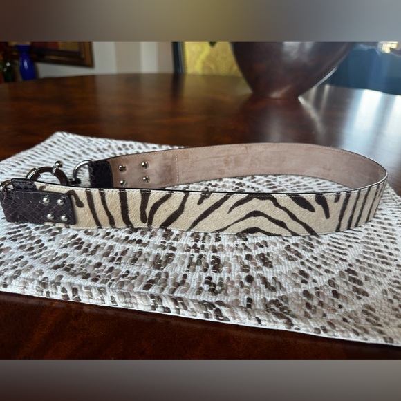 Vintage Dolce & Gabbana Calf Hair Belt - Picture 6 of 12